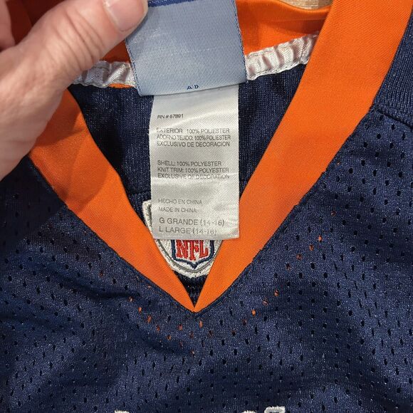 Tim Tebow Denver Broncos Jersey #15 Reebok On-Field Football Youth Large 14-16 - Picture 4 of 9